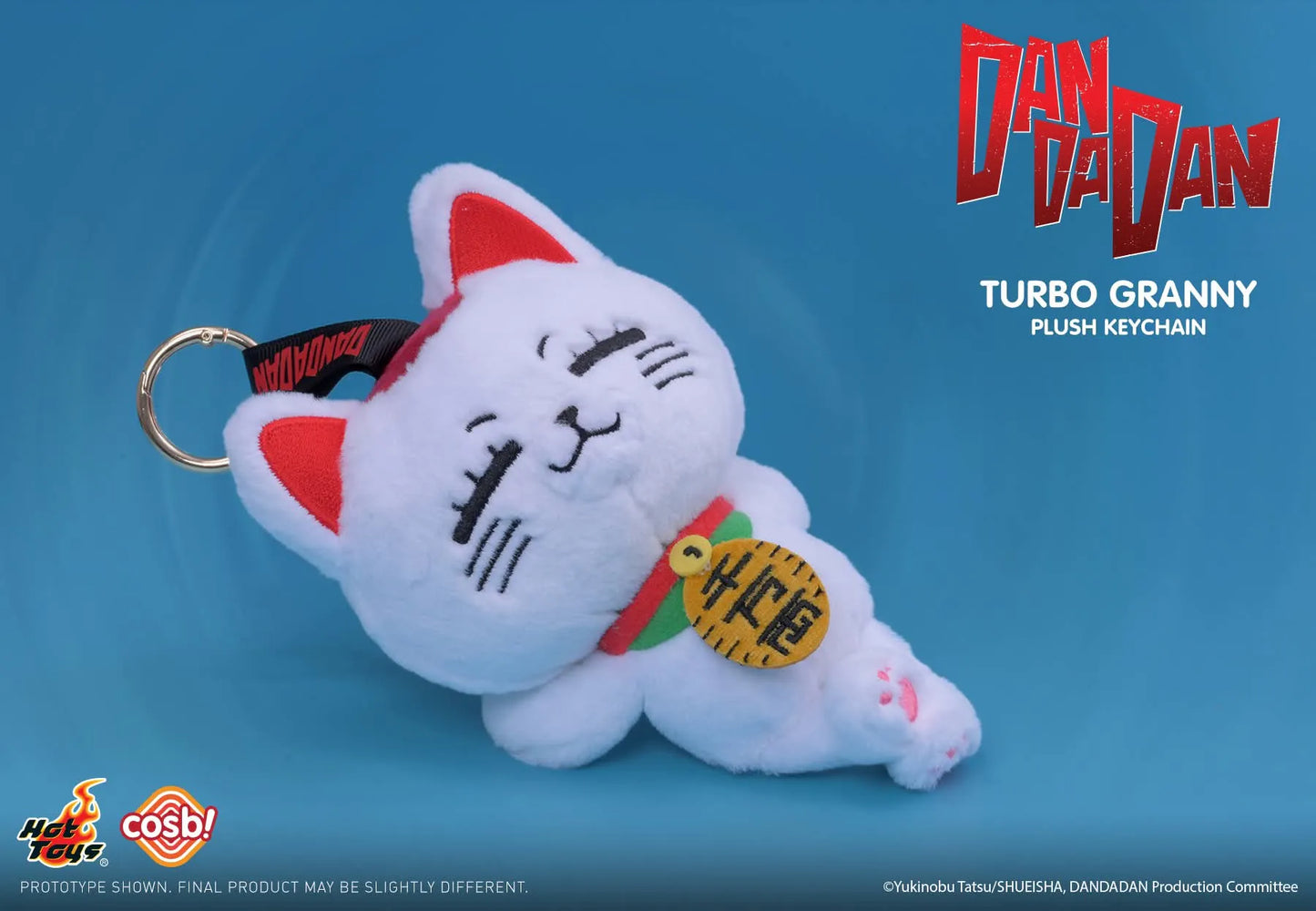 HOT TOYS TURBO GRANNY - Dan Da Dan - Cosbi Plush Keychain Collection - Colgante de Peluche / Caja Misteriosa (resurtido)