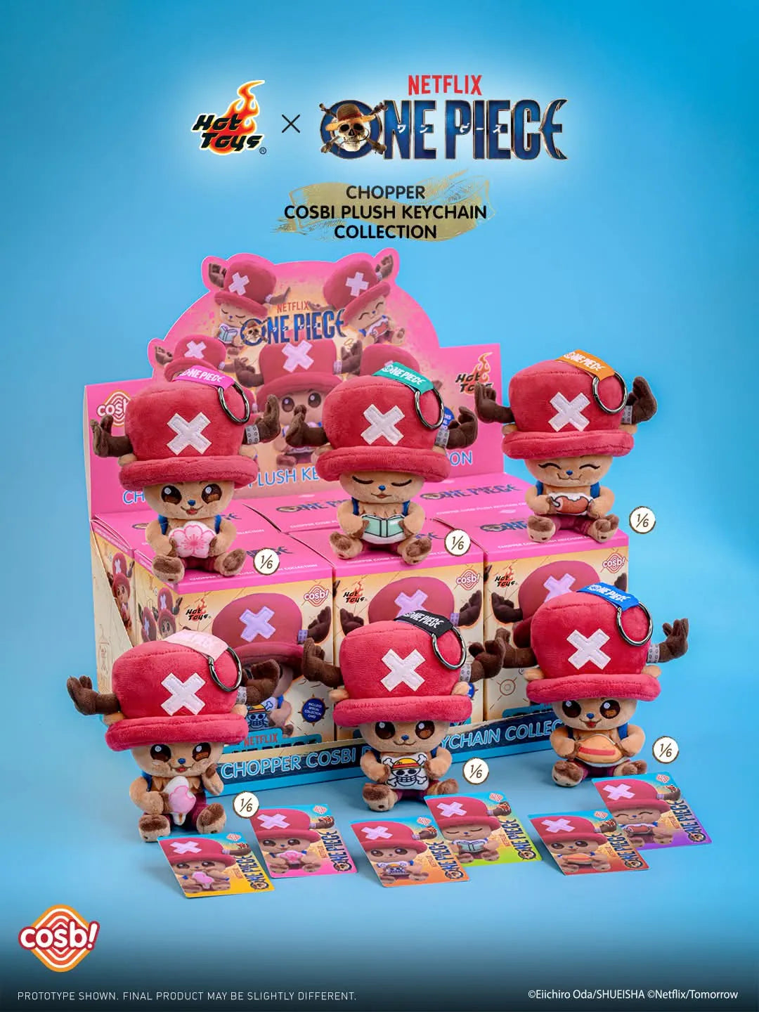 CHOPPER - Netflix One Piece - Cosbi Collection - Peluche Coleccionable / Caja Misteriosa