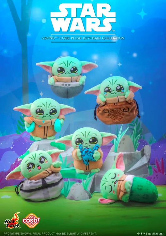 GROGU - Cosbi Plush Keychain - Star Wars - Colgante de Peluche / Caja Misteriosa
