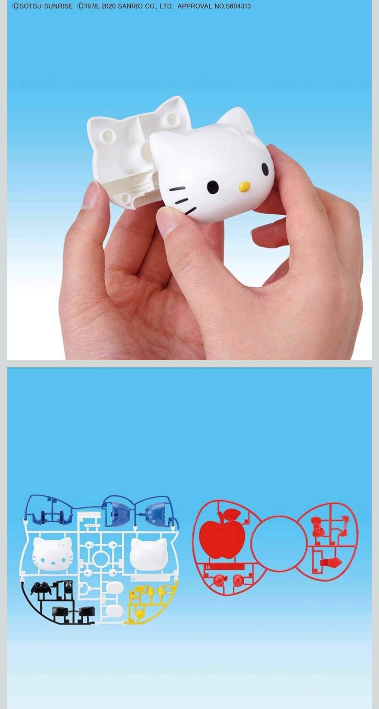 HELLO KITTY x GUNDAM - SD-EX-Standard RX-78-2 - Figura Coleccionable / Model Kit