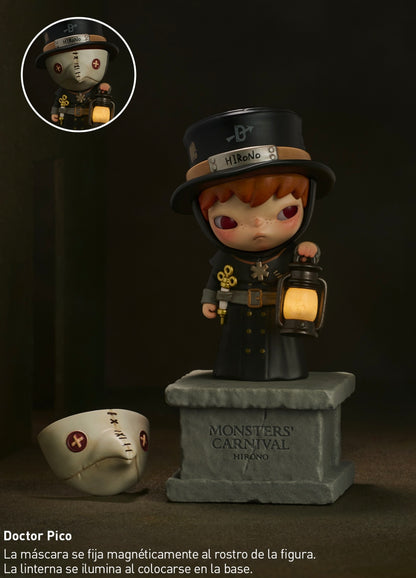HIRONO x Parque Misterioso / Monsters Carnival Series (+ Pedestal fantasmal con luz) - Figura Coleccionable / Caja Misteriosa