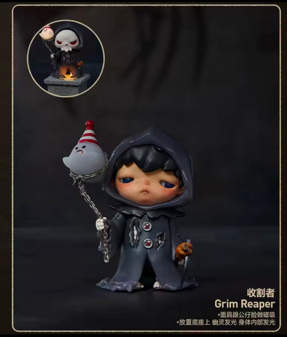 HIRONO x Parque Misterioso / Monsters Carnival Series (+ Pedestal fantasmal con luz) - Figura Coleccionable / Caja Misteriosa