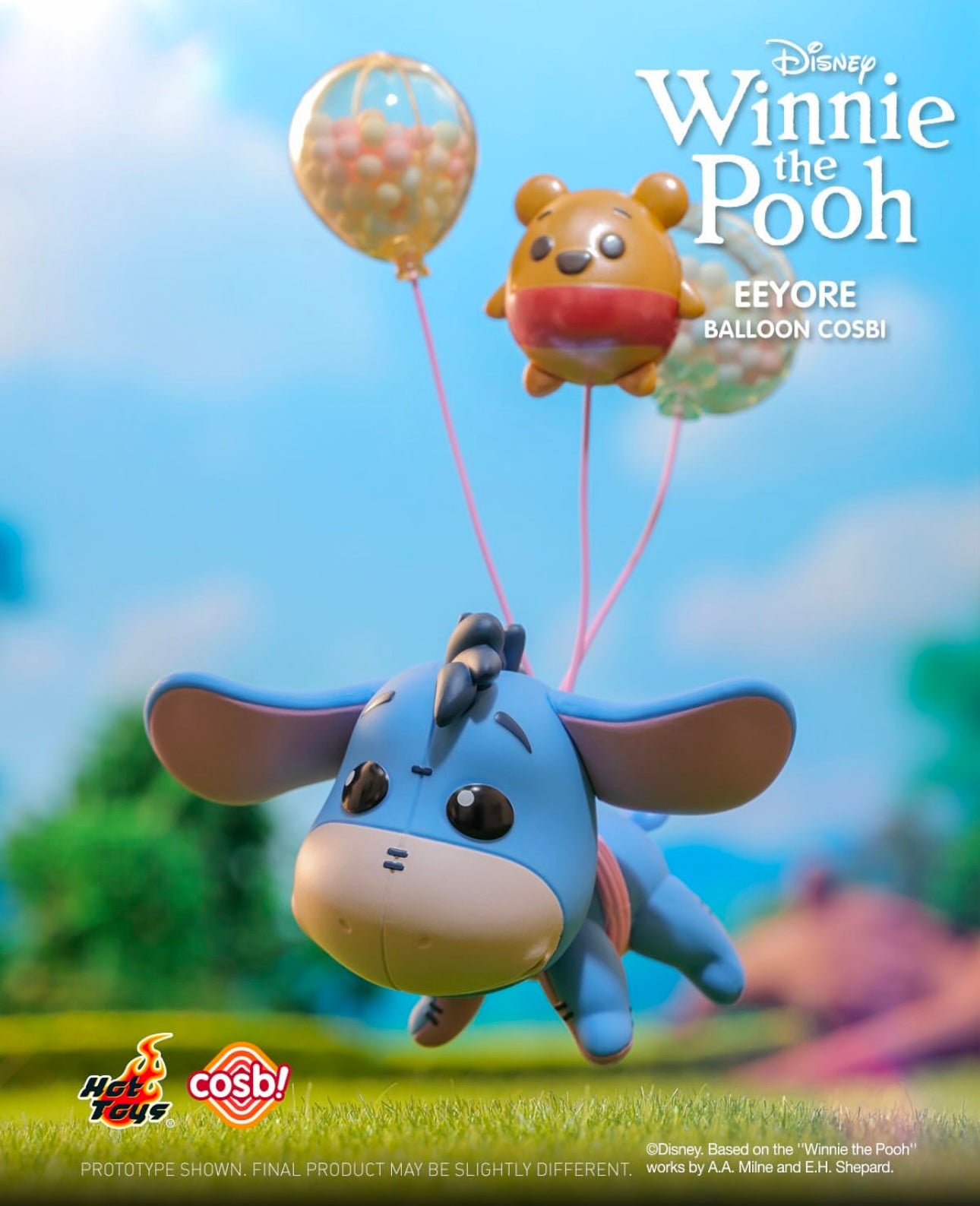 WINNIE THE POOH - Ballon Series - Cosbi Collection - Figura Coleccionable / Caja Misteriosa