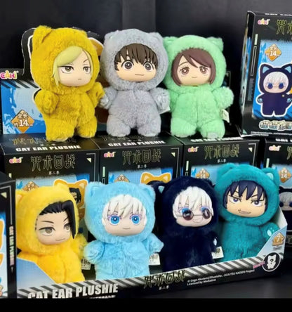 JUJUTSU KAISEN - Cat Ear Plushie Serie - Peluche Coleccionable / Caja Misteriosa (PEDIDO)