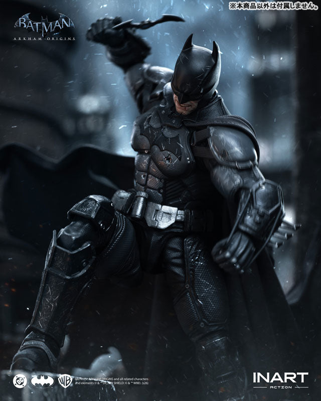 Batman: Arkham Origins - Batman (Battle Damaged Version) 1/12 Complete Model Action Figure - Figura Coleccionable