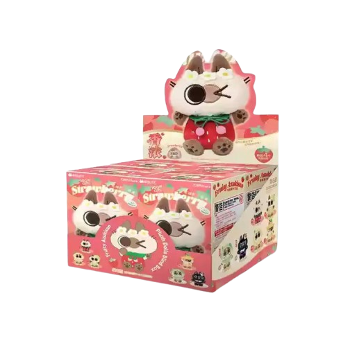 FRUITY AZUKISAN - Strawberry Serie - Colgante de Peluche / Caja Misteriosa (PEDIDO)
