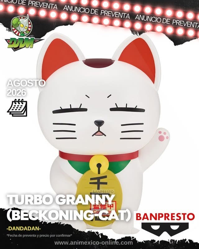Turbo Ganny - Beckoning - cat - Dandadan - Figura Coleccionable