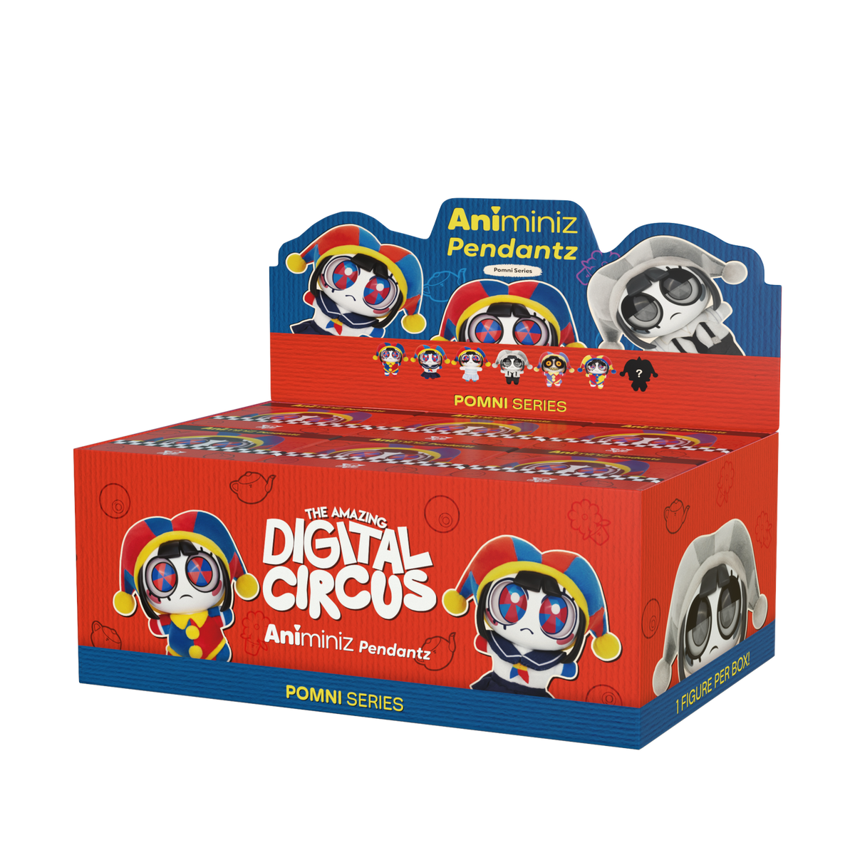 POMMI Series - The Amazing Digital Circus - Pendantz - Colgante de Peluche / Caja Misteriosa