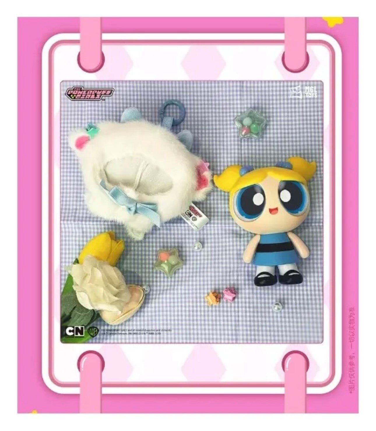 THE POWERPUFF GIRL- Animal Cape Serie - Colgante de Peluche / Caja Misteriosa