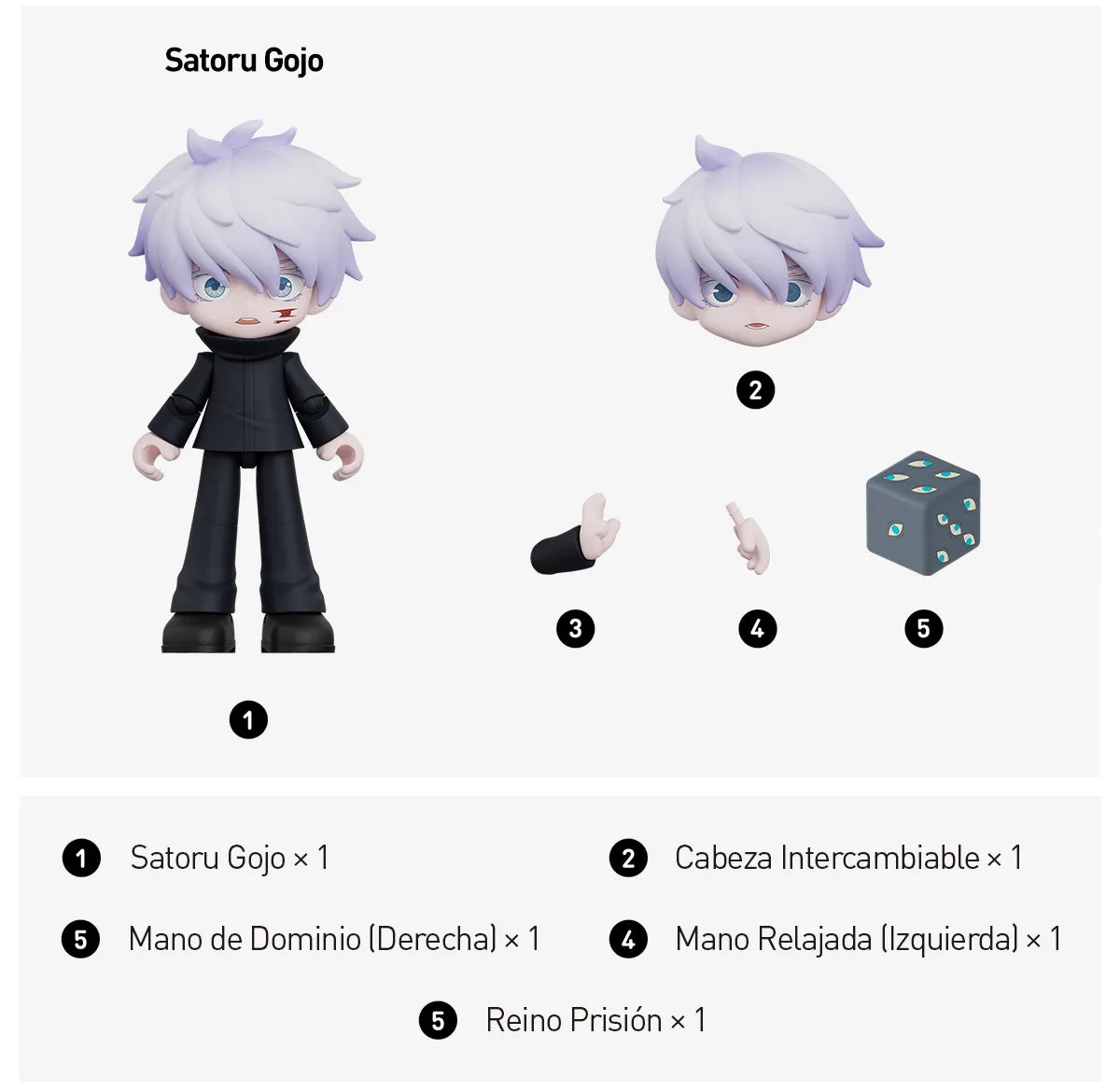 Jujutsu Kaisen - Bloques de Construcción de Escenas - Figura Coleccionable