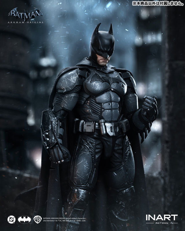 Batman: Arkham Origins - Batman (Battle Damaged Version) 1/12 Complete Model Action Figure - Figura Coleccionable