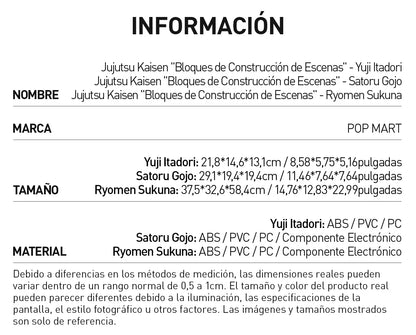 Jujutsu Kaisen - Bloques de Construcción de Escenas - Figura Coleccionable