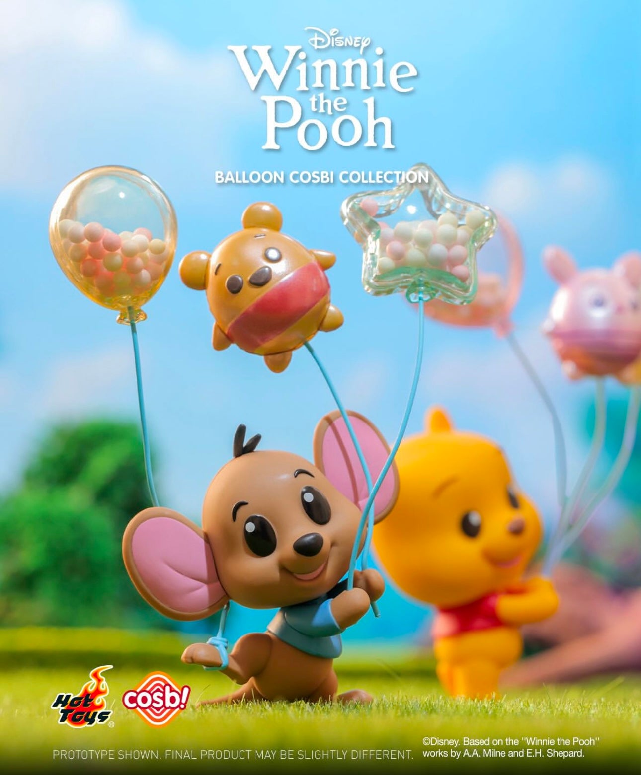 WINNIE THE POOH - Ballon Series - Cosbi Collection - Figura Coleccionable / Caja Misteriosa