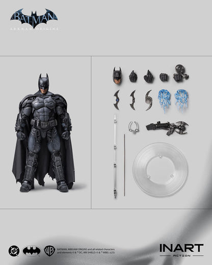Batman: Arkham Origins - Batman (Battle Damaged Version) 1/12 Complete Model Action Figure - Figura Coleccionable