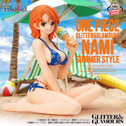 NAMI - Summer Style - ONE PIECE - Glitter & Glamours - Figura Coleccionable
