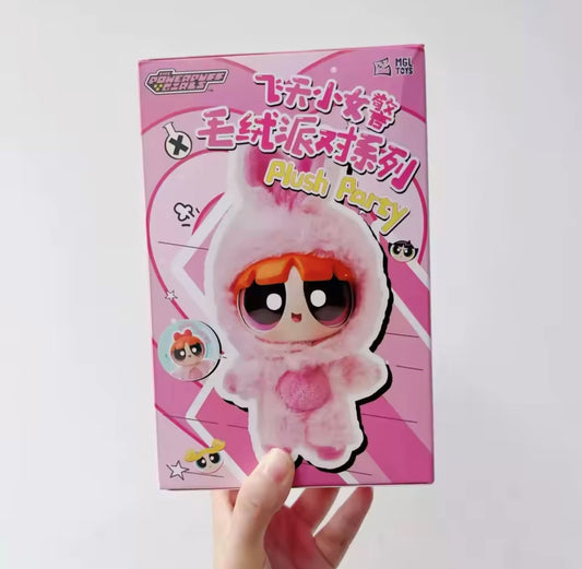 THE POWERPUFF GIRL - Plush Party Serie - Colgante de Peluche / Caja Misteriosa