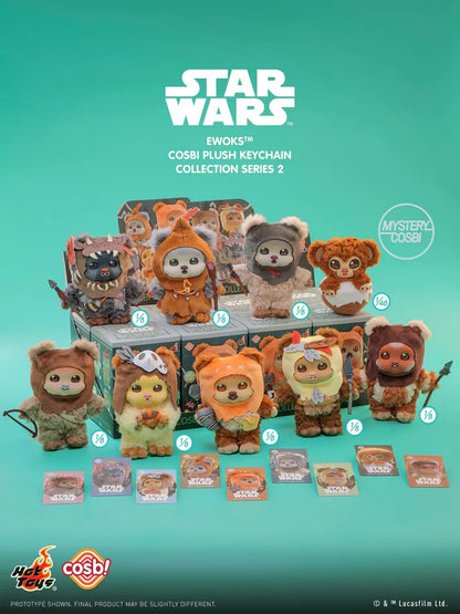 Star Wars: Ewoks™ - Cosbi Plush Keychain - Collection Series 2 - Figura Coleccionable / Caja Misteriosa