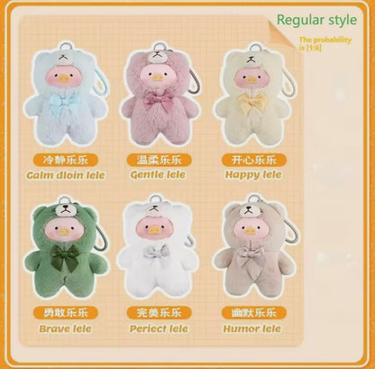 TEDDY - LULU PIG Serie - Colgante de Peluche / Caja Misteriosa