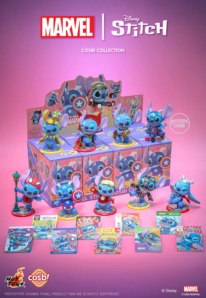 STITCH Disney + Marvel - Cosbi Collection - Figura Coleccionable / Caja Misteriosa