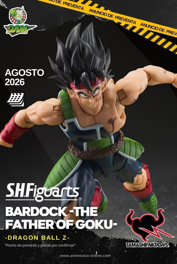BARDOCK -THE FATHER OF GOKU- S.H. Figuart- Figura Coleccionable