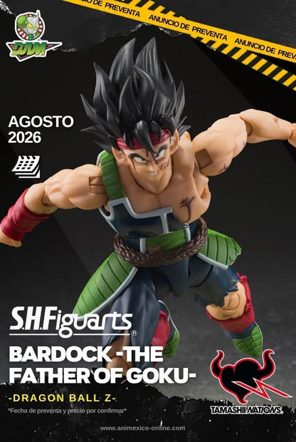 BARDOCK -THE FATHER OF GOKU- S.H. Figuart- Figura Coleccionable