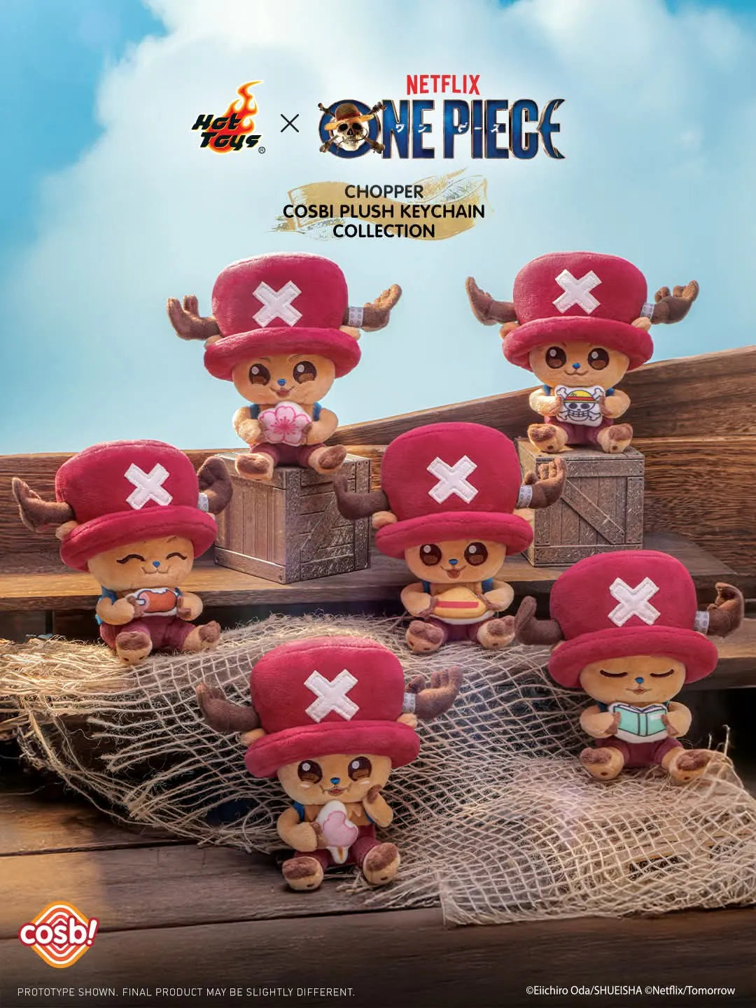 CHOPPER - Netflix One Piece - Cosbi Collection - Peluche Coleccionable / Caja Misteriosa