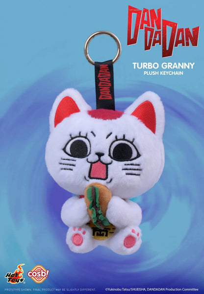 HOT TOYS TURBO GRANNY - Dan Da Dan - Cosbi Plush Keychain Collection - Colgante de Peluche / Caja Misteriosa (resurtido)