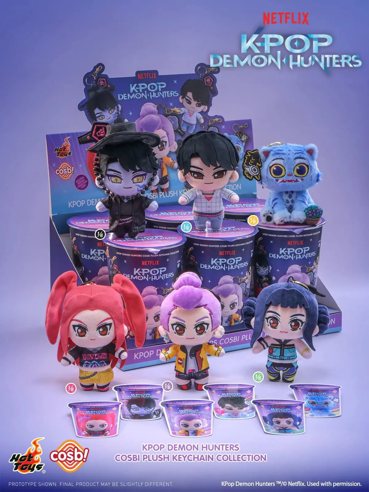 KPOP DEMON HUNTERS - Hot Toys Cosbi Plush - Colgante de Peluche / Caja Misteriosa