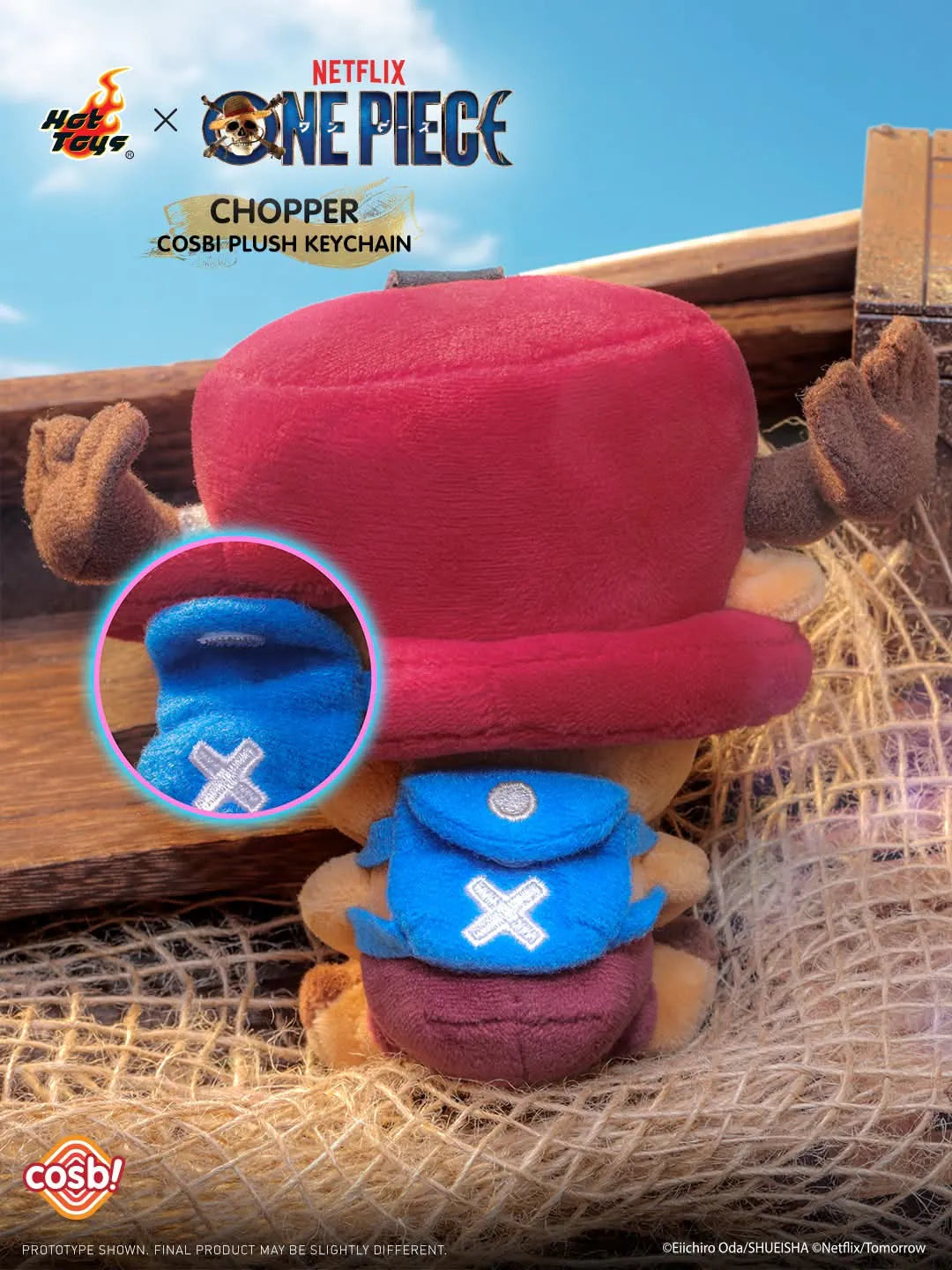 CHOPPER - Netflix One Piece - Cosbi Collection - Peluche Coleccionable / Caja Misteriosa