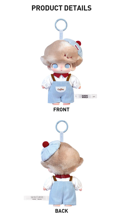 DIMOO World - Crush on Coffee Serie - Colgante de Peluche Coleccionable