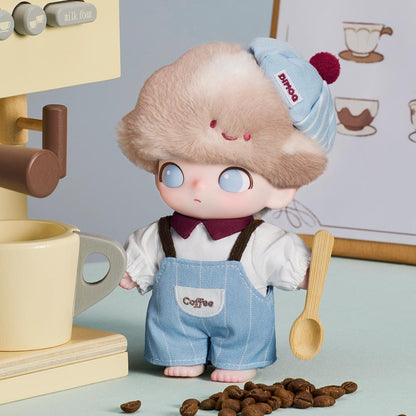 DIMOO World - Crush on Coffee Serie - Colgante de Peluche Coleccionable