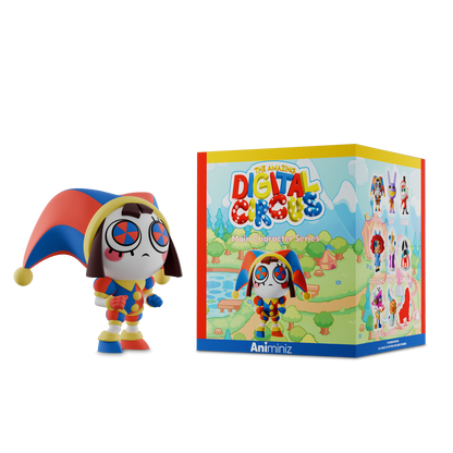 DIGITAL CIRCUS - El asombroso Circo Digital - Personajes Principales - Figura Coleccionable / Caja Misteriosa