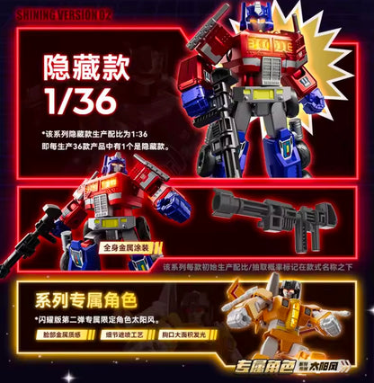 TRANSFORMERS G1 1985 Vol. 2 - Shining version (LED) Blokees - Figura Coleccionable / Caja Misteriosa / Model Kit (PEDIDO)