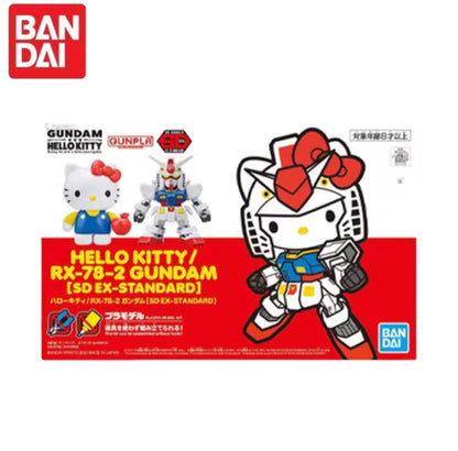 HELLO KITTY x GUNDAM - SD-EX-Standard RX-78-2 - Figura Coleccionable / Model Kit