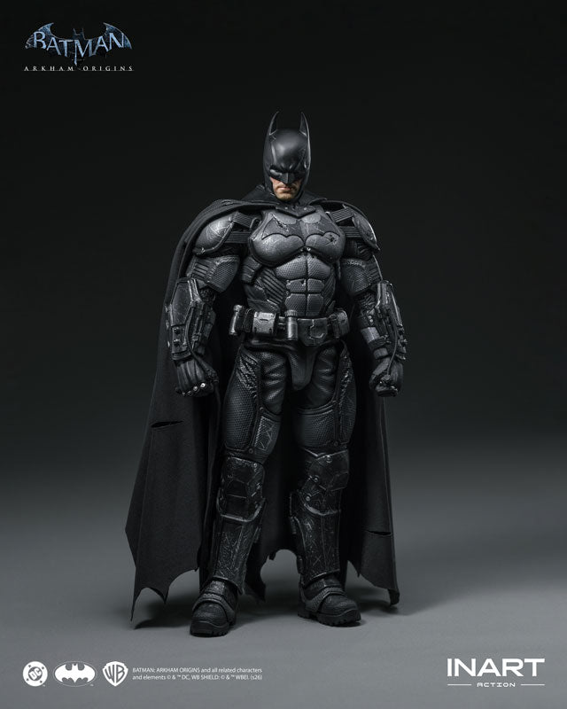 Batman: Arkham Origins - Batman (Battle Damaged Version) 1/12 Complete Model Action Figure - Figura Coleccionable
