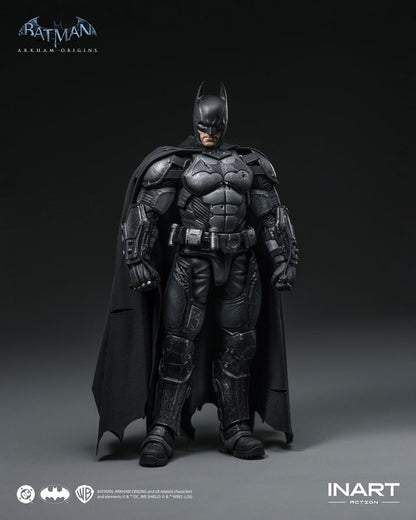 Batman: Arkham Origins - Batman (Battle Damaged Version) 1/12 Complete Model Action Figure - Figura Coleccionable