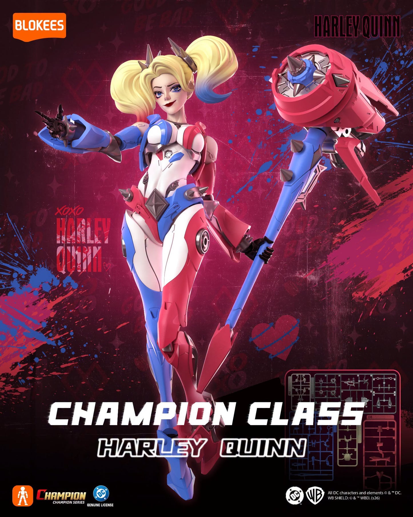 DC Champion Class 04 Harley Quinn - Blokees