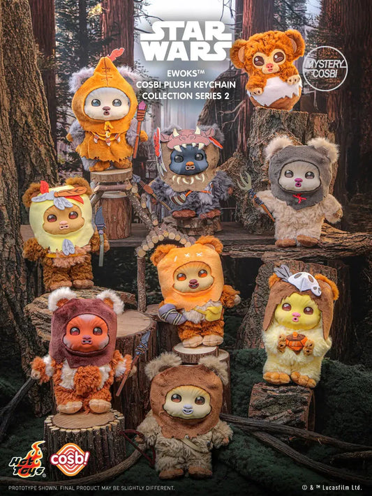 Star Wars Ewoks™ Cosbi Plush Keychain Collection Series 2 Hot Toys