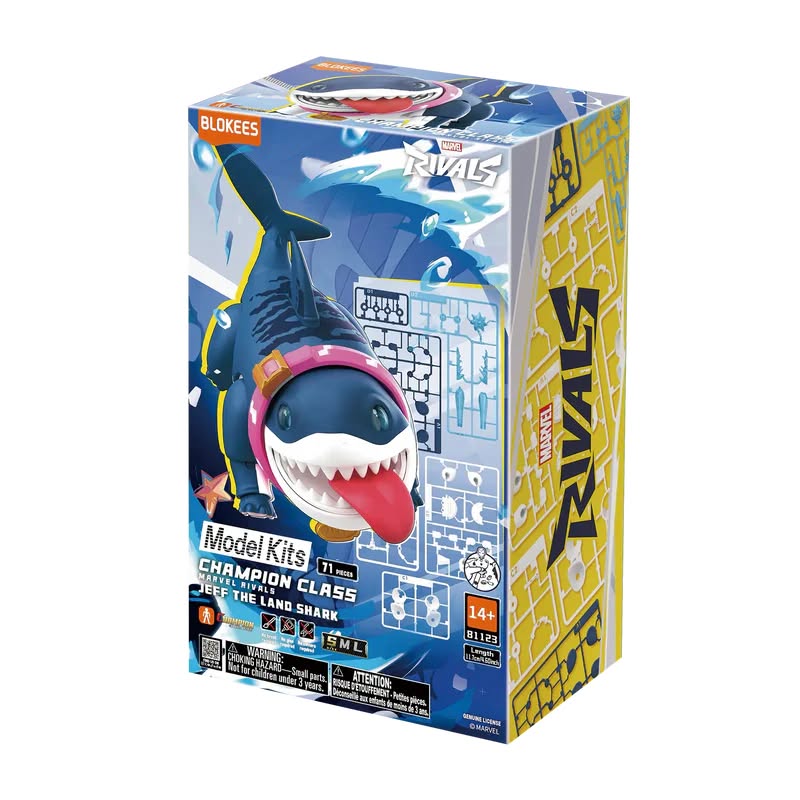 Jeff-the Land Shark- Marvel Rivals- Champion Class 12 - Figura Coleccionable