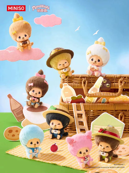 Monchhichi - Mon Mon Farm - Classic Coffie Series - Figura Coleccionable