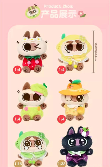 FRUITY AZUKISAN - Strawberry Serie - Colgante de Peluche / Caja Misteriosa (PEDIDO)