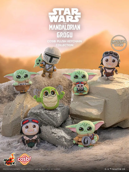 Star Wars The Mandalorian and Grogu Cosbi Plush Keychain Hot Toys