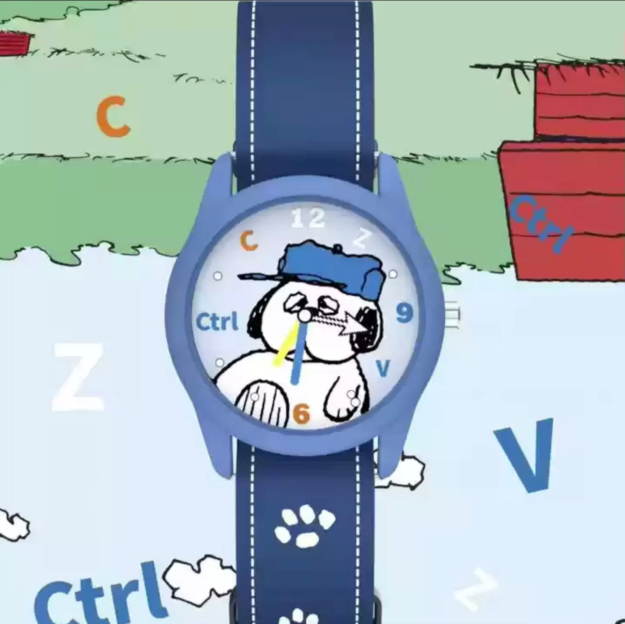 RELOJ SNOOPY & FRIENDS - Watches for the Gang Serie - Accesorio Coleccionable / Caja Misteriosa