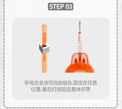 LABUBU THE MONSTERS - Pin for Love Serie (N - Z) - Colgante de Peluche / Caja Misteriosa