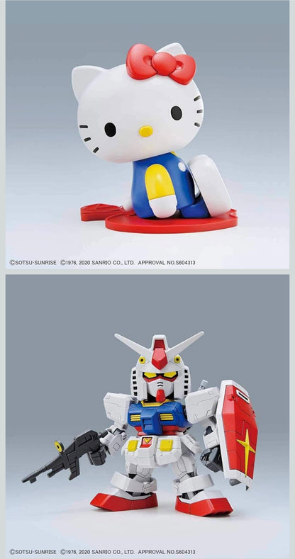 HELLO KITTY x GUNDAM - SD-EX-Standard RX-78-2 - Figura Coleccionable / Model Kit