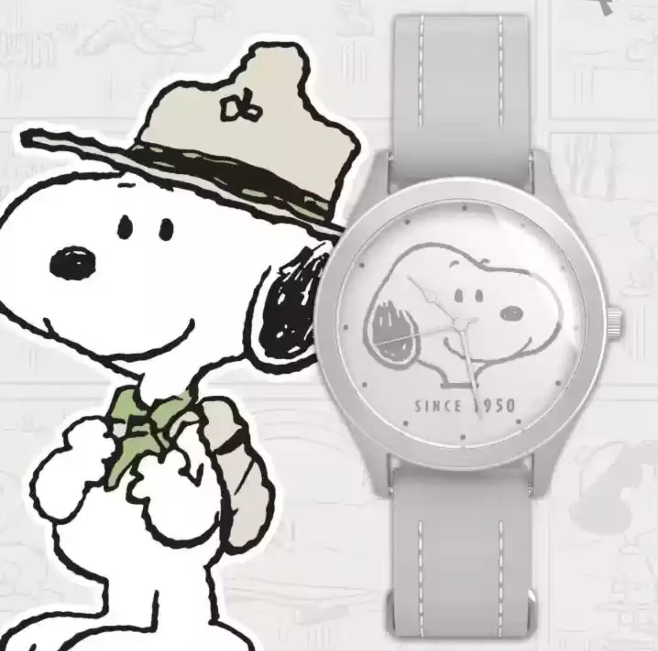 RELOJ SNOOPY & FRIENDS - Watches for the Gang Serie - Accesorio Coleccionable / Caja Misteriosa
