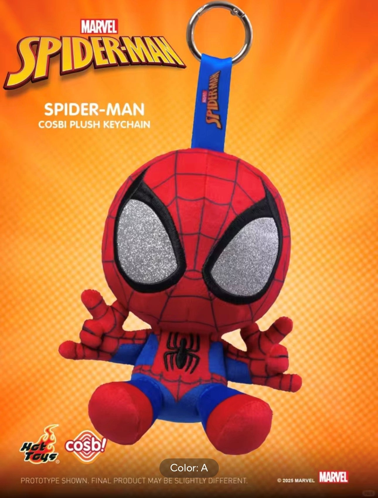 SPIDER-MAN - Cosbi Plush Keychain Collection - Colgante de Peluche / Caja Misteriosa
