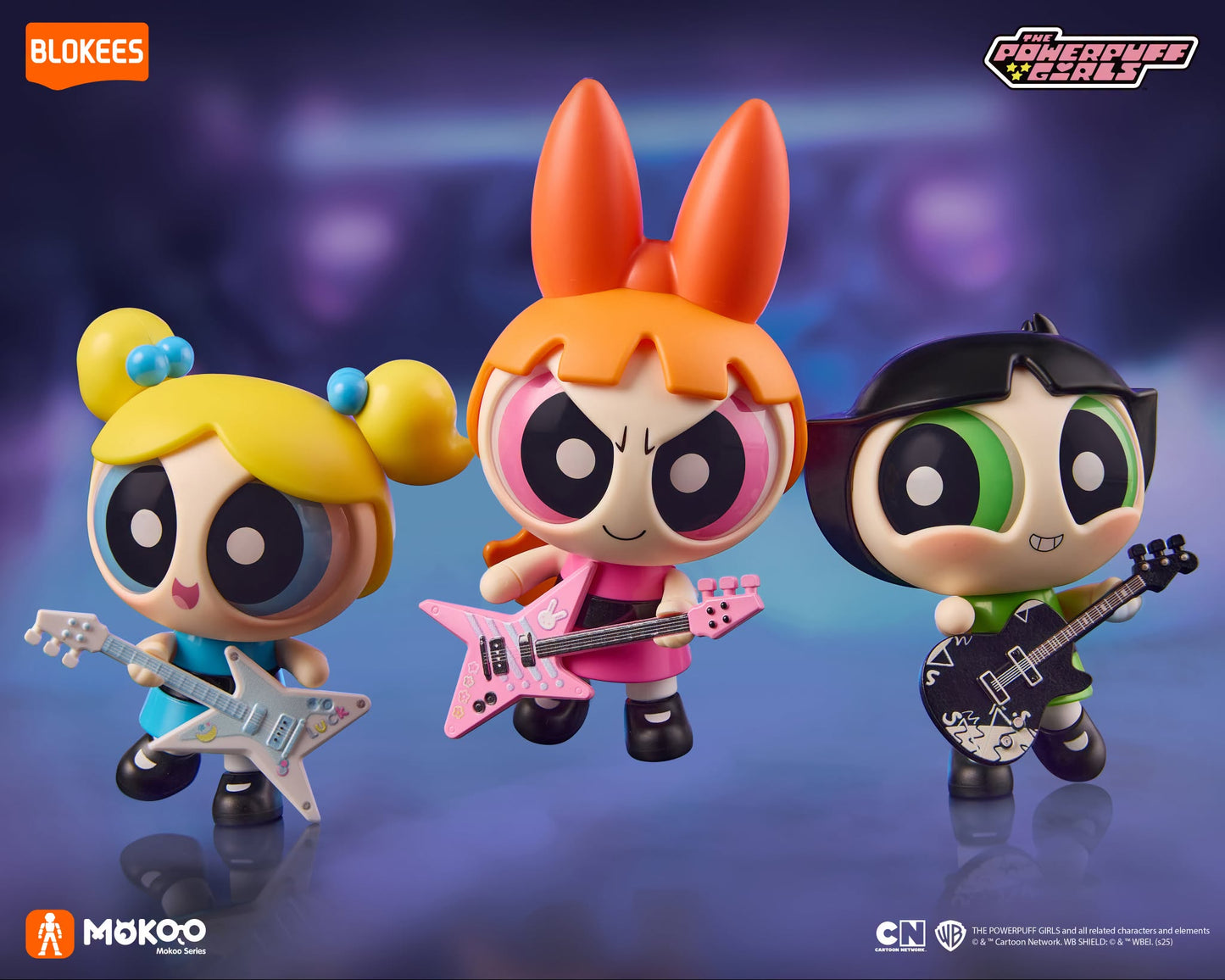 Powerpuff Girls Mokoo 01 Cute Beats 6 in 1   -Blokees