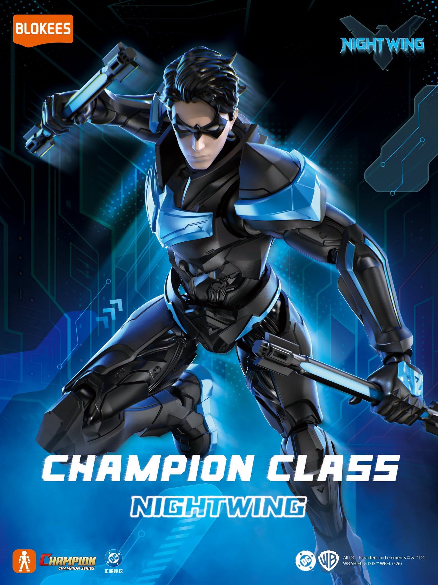 DC Champion Class 03 Nightwing - Blokees