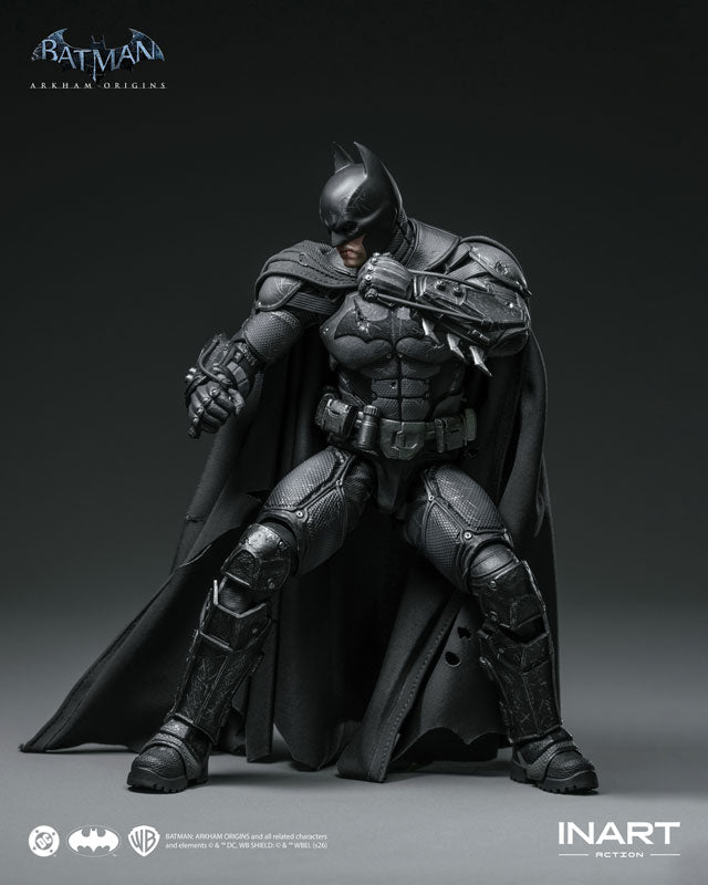 Batman: Arkham Origins - Batman (Battle Damaged Version) 1/12 Complete Model Action Figure - Figura Coleccionable